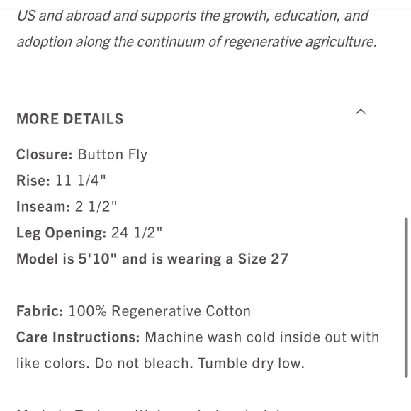 Agolde Parker Vintage Cut Off Shorts Distressed size 30 - Picture 6 of 8